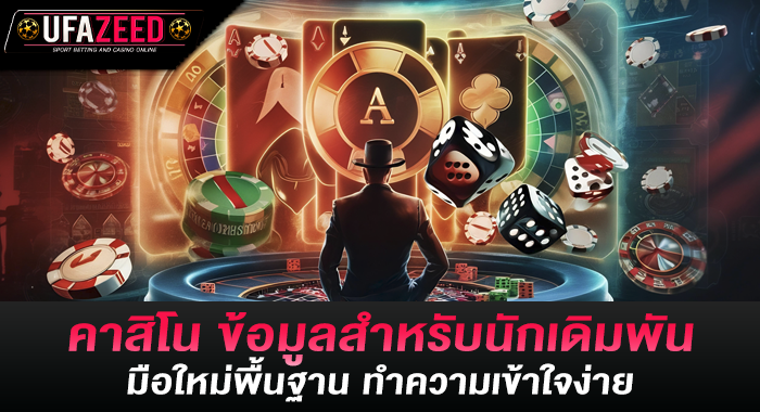 คาสิโน ข้อมูลสำหรับนักเดิมพันมือใหม่พื้นฐาน ทำความเข้าใจง่าย