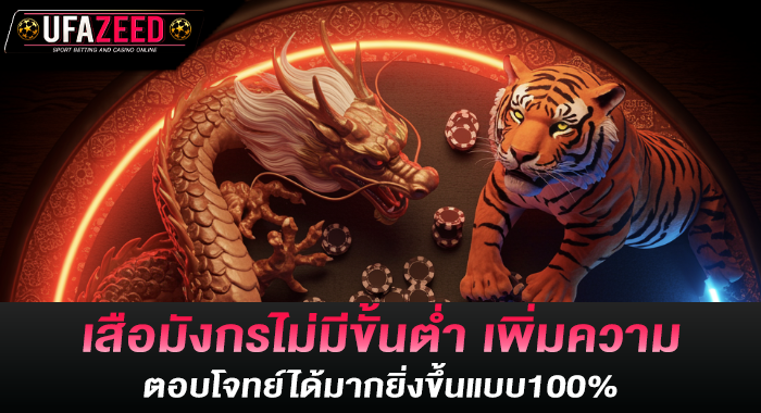 เสือมังกรไม่มีขั้นต่ำ เพิ่มความตอบโจทย์ได้มากยิ่งขึ้นแบบ100%